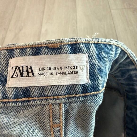 Zara women’s demin shorts size 6 - Picture 7 of 7